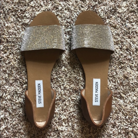 Steve Madden Shoes - Steve Madden Rhinestone/ Leather Sandals